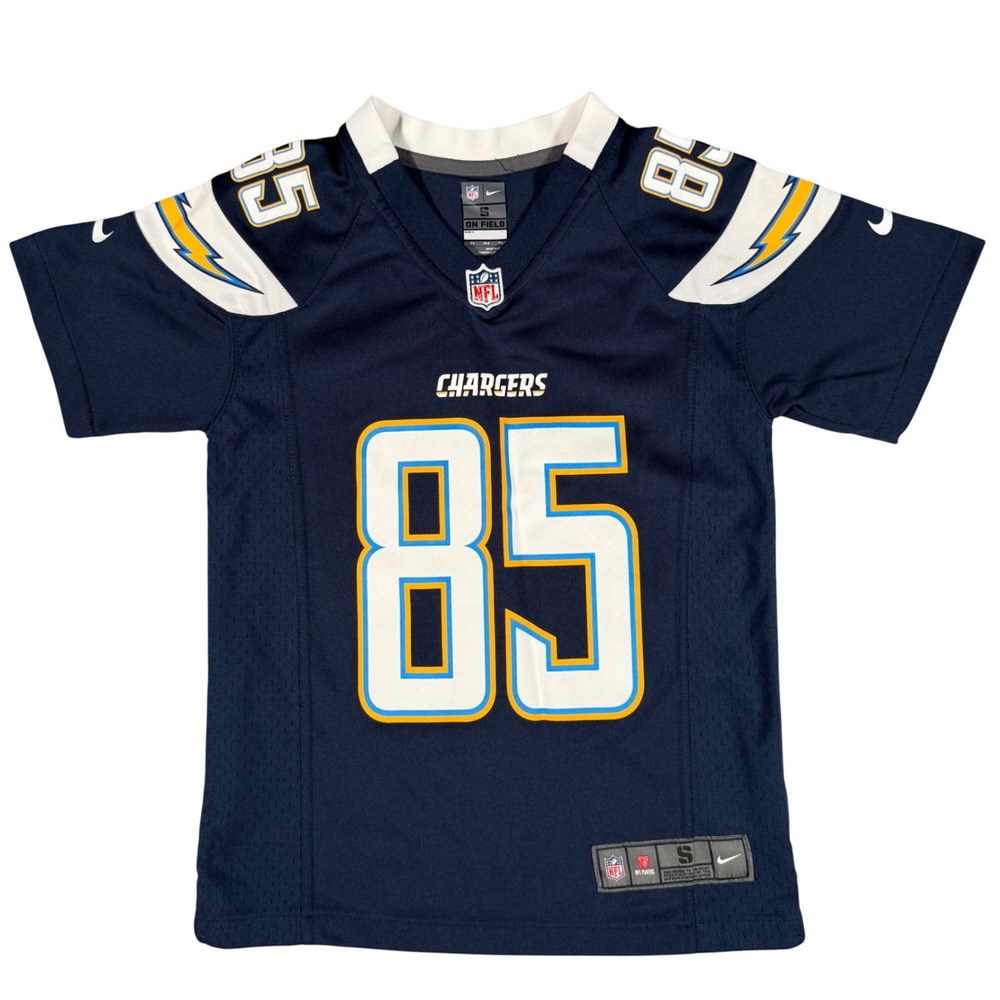 Nike Los Angeles Chargers Antonio Gates‎ 85 Jersey Youth Small 8 Navy Blue NFL